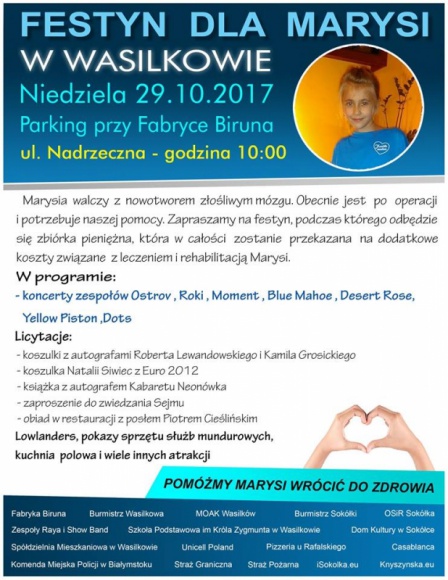 Pomóżmy Marysi wygrać z nowotworem Zdrowie, LIFESTYLE - ​Ma zaledwie osiem lat, a jej świat rozpadł się na kawałki. Marysia Matuszyk, uczennica Szkoły Podstawowej im. Króla Zygmunta w Wasilkowie walczy z nowotworem złośliwym mózgu. Dziewczynka przeszła już skomplikowaną operacje, ale potrzebna jest droga i długotrwała rehabilitacja.