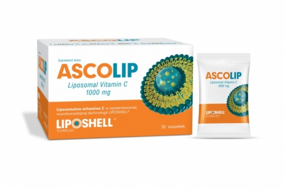 ASCOLIP - wysokowydajna, liposomalna witamina C Zdrowie, LIFESTYLE - LIPOSHELL® to opatentowana technologia liposomalna, opracowana przez multidyscyplinarny zespół polskich naukowców. Dzięki niej liposomy LIPOSHELL® zapewniają długotrwałe utrzymanie stałego poziomu substancji aktywnej w obszarze docelowym.