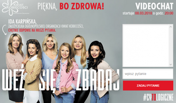 Super-Pharm wspiera ideę badań profilaktycznych w Kampanii „Piękna, bo zdrowa" Zdrowie, LIFESTYLE - Sieć drogerii Super-Pharm została partnerem IX edycji Ogólnopolskiej Kampanii Społecznej „Piękna, bo zdrowa”. W ramach działań 8 marca sieć zaplanowała specjalny videochat z pomysłodawczynią kampanii, podczas którego zostaną omówione istotne dla Pań kwestie.