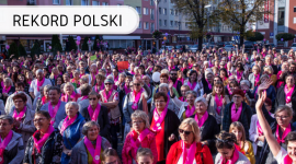 W Stargardzie padł Rekord Polski na najwięcej osób z różową wstążką!