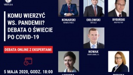 Komu wierzyć ws. pandemii? Debata o świecie po Covid-19 BIZNES, - Gospodarka