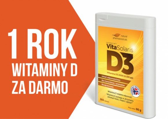 Narodowa Kampania Zdrowotna – Witamina D Zdrowie, LIFESTYLE - Natural Pharmaceuticals od 10 lat wspiera swoimi suplementami Polaków. Zdrowie Klientów to priorytet dla firmy. Ze względu na często pojawiający się problem w postaci niedoboru witaminy D, firma postanowiła podarować zapas VitaSolaris D3 na cały rok!