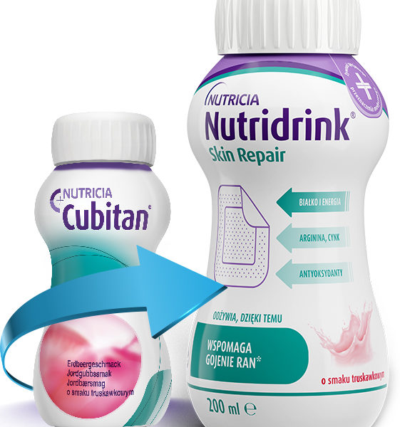 cubitan-nutridrink-skin-repair Gojenie – proces, który wymaga odpowiedniego żywienia, Chorzy z ranami potrzebują kompleksowej opieki żywieniowej