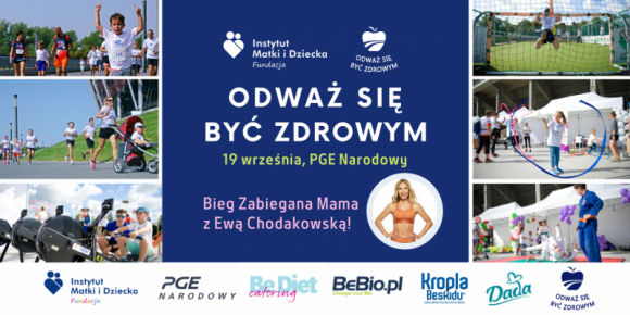 Piknik "Odważ się być zdrowym!" z Ewą Chodakowską na PGE Narodowym w Warszawie! Zdrowie, LIFESTYLE - Kolejna, siódma już edycja pikniku rodzinnego „Odważ się być zdrowym!”, odbędzie się 19 września 2021 roku na PGE Narodowym. Słynna trenerka Ewa Chodakowska została ambasadorką tegorocznego biegu „Zabiegana Mama!” i pobiegnie razem z biegaczkami i biegaczami!