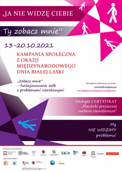 Niewidomi w Bydgoszczy świętują Dzień Białej Laski Zdrowie, LIFESTYLE - Niewidomi w Bydgoszczy świętują Dzień Białej Laski