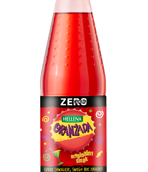Hellena_Oranz_1.25L_czerwona_ZERO Pierwsza gwiazdka z Oranżadą Hellena