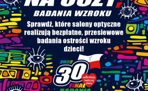 „Przejrzyj na oczy” – bezpłatne, przesiewowe badania ostrości wzroku dzieci